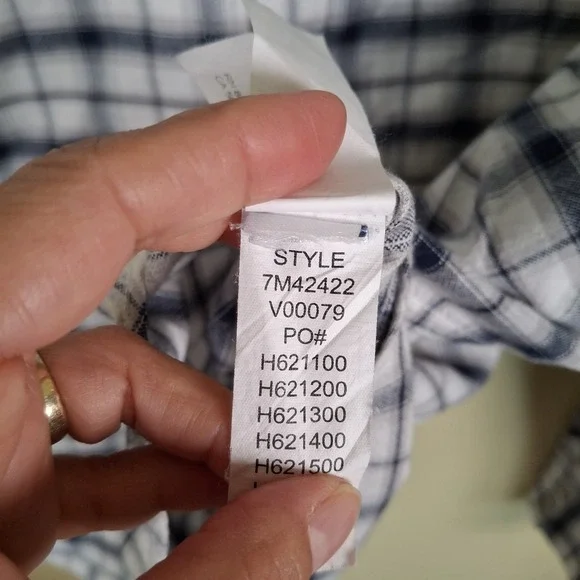 Lucky Brand Shirt Men 2XL Blue‎ Pearl Snap Long Sleeve Western Rodeo Casual - Picture 8 of 12